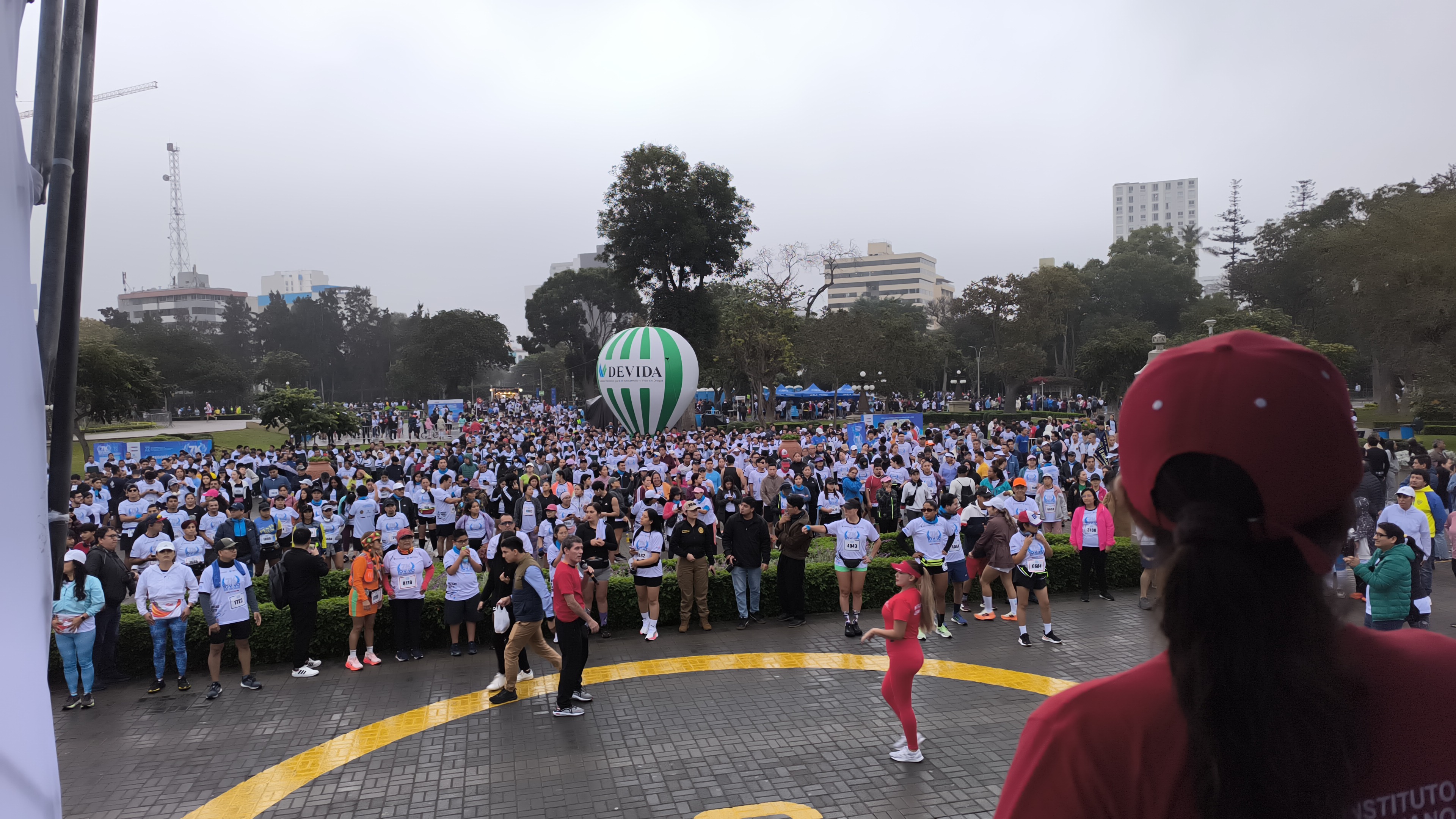 Participantes en la carrera